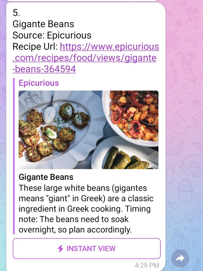 food and nutrition